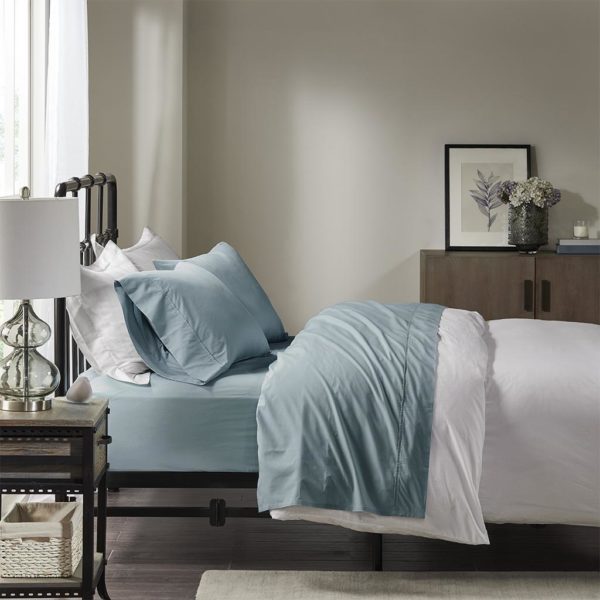 Peached Percale Cotton Sheet Set - Image 2
