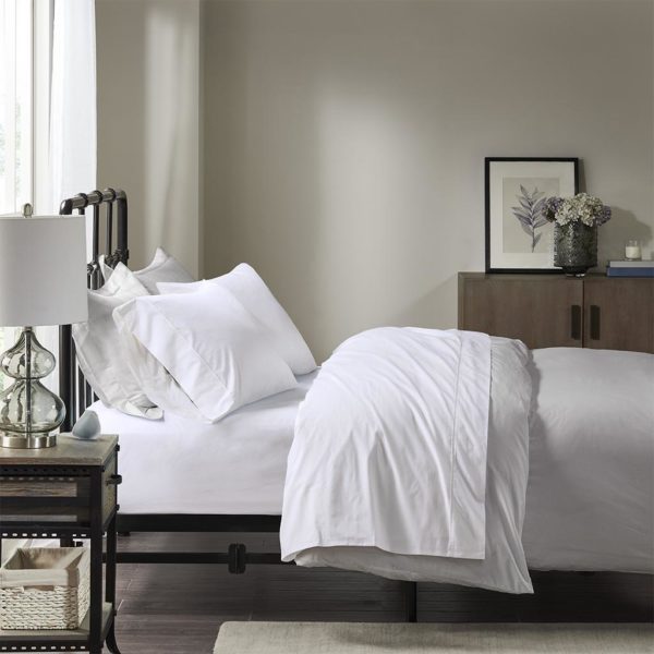 Peached Percale Cotton Sheet Set - Image 5