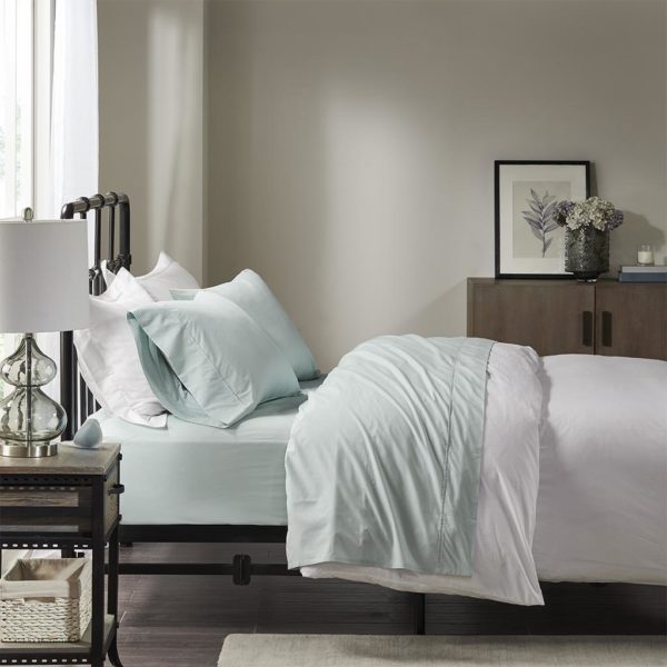 Peached Percale Cotton Sheet Set - Image 7