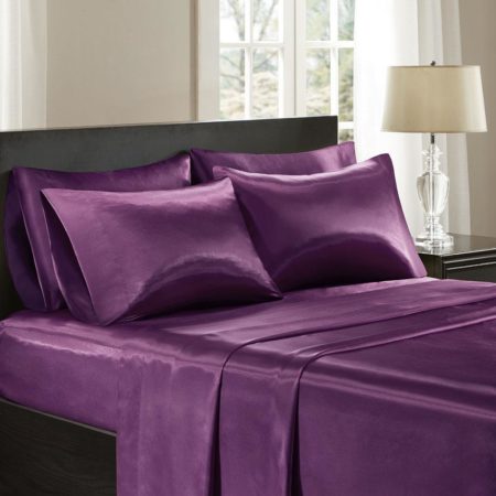 Satin Wrinkle-Free Luxurious 6-Piece Sheet Set
