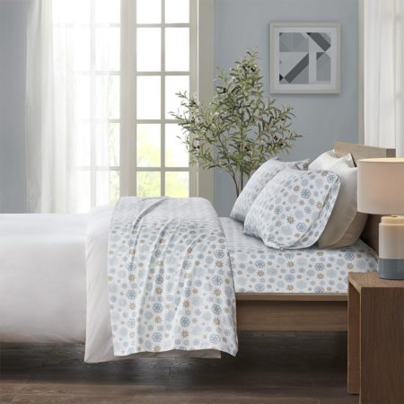 Cozy Flannel 100% Cotton Flannel Printed Sheet Set