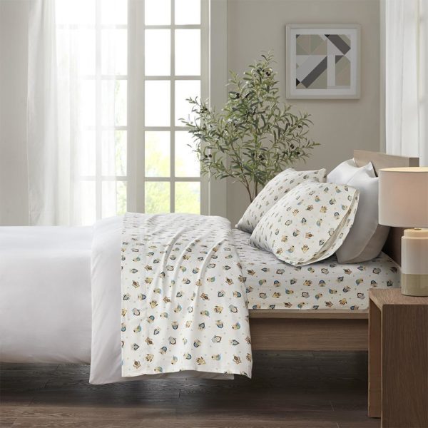 Cozy Flannel 100% Cotton Flannel Printed Sheet Set - Image 6