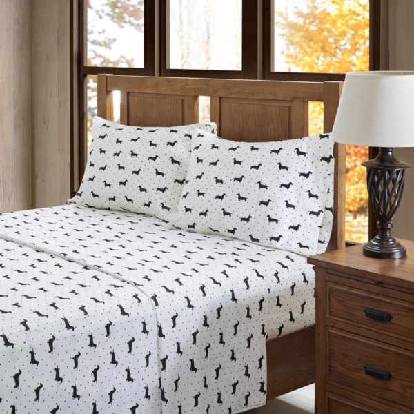 Cozy Flannel 100% Cotton Flannel Printed Sheet Set - Image 7