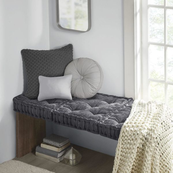 Azza Poly Chenille Square Floor Pillow Cushion - Image 6