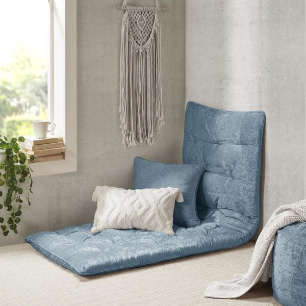 Edelia Poly Chenille Lounge Floor Pillow Cushion - Image 2