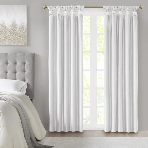 Emilia Twist Tab Total Blackout Window Curtain