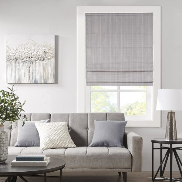 Galen Basketweave Room Darkening Cordless Roman Shade - Image 2