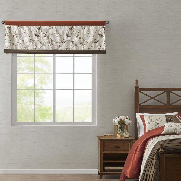 Serene Embroidered Window Valance - Image 5
