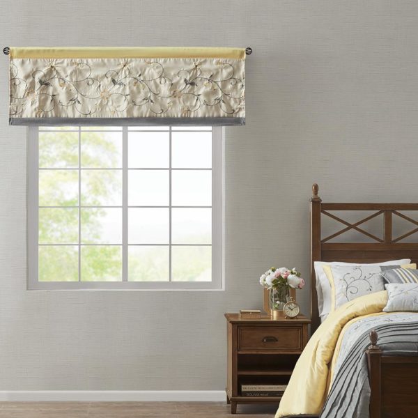 Serene Embroidered Window Valance - Image 6