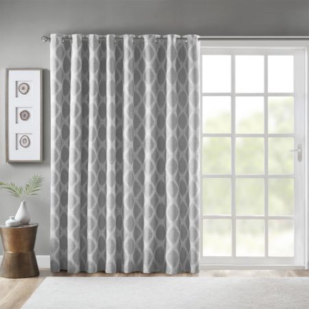 Blakesly Printed Ikat Blackout Patio Curtain