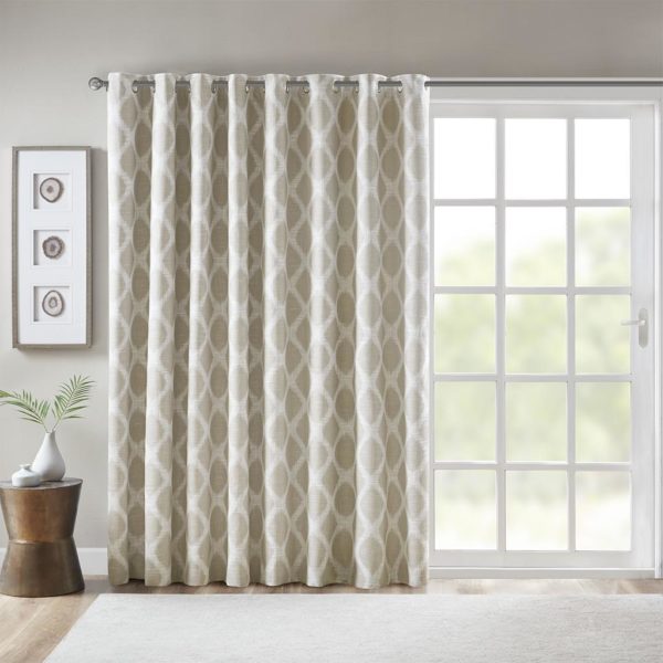 Blakesly Printed Ikat Blackout Patio Curtain - Image 3