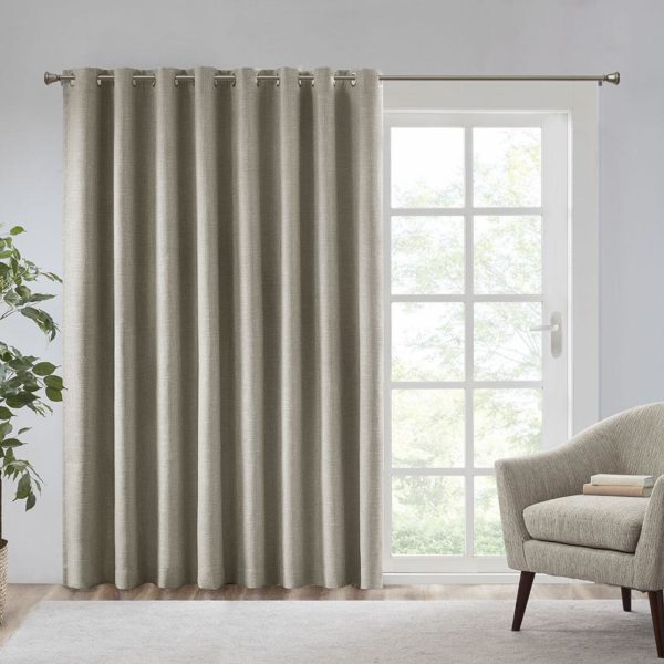 Maya Printed Heathered Blackout Patio Panel - Image 2