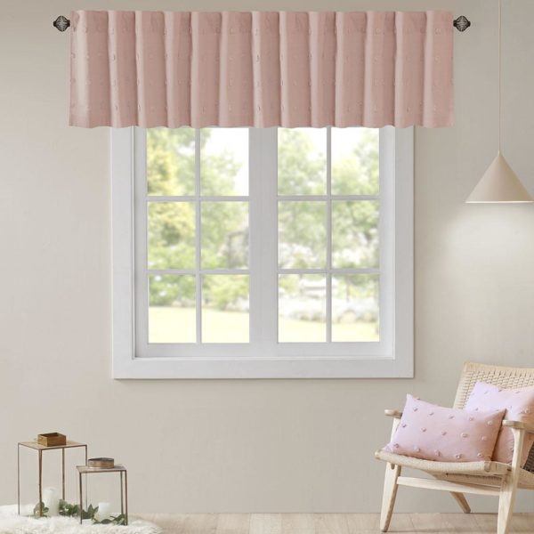 Brooklyn Cotton Jacquard Pom Pom Window Valance - Image 2