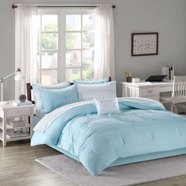 Toren Embroidered Comforter and Sheet Set - Image 2