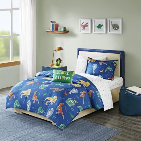 Logan Robot Dinosaur Complete Bed and Sheet Set