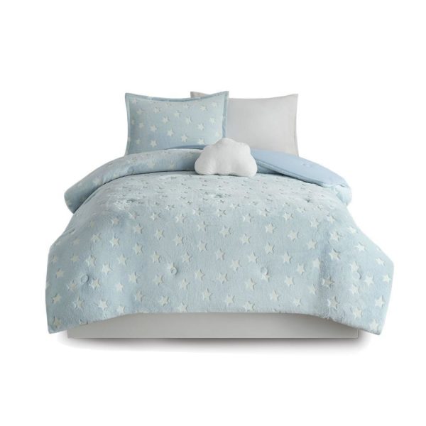 Quinny Glow In The Dark Plush Comforter Set - Image 3