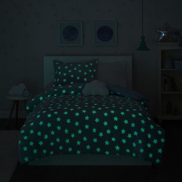 Quinny Glow In The Dark Plush Comforter Set - Image 5