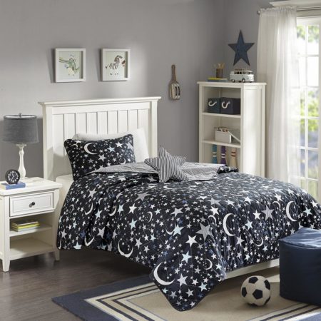 Starry Night Reversible Coverlet Set
