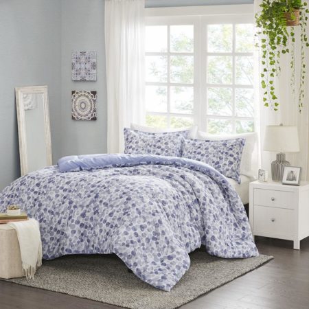 Nells 3 Piece Cotton Printed Comforterr Set