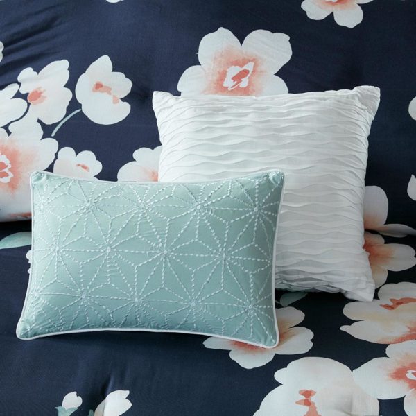 Sakura 8 Piece Cotton Comforter Set - Image 6