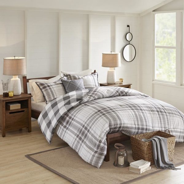 Sheffield 4 Piece Cotton Printed Reversible Comforter Set