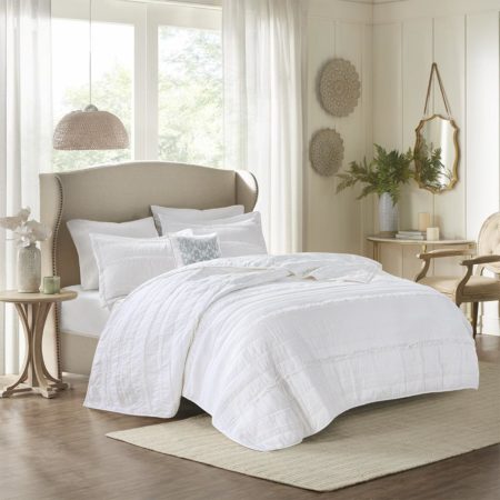 Celeste 4 Piece Reversible Coverlet Set