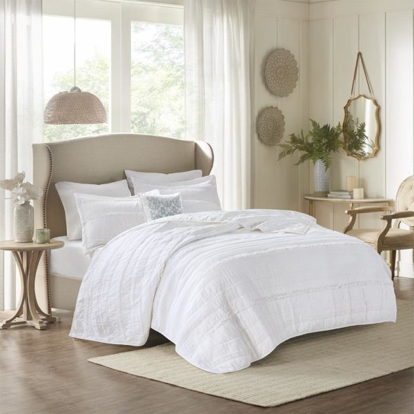 Celeste 4 Piece Reversible Coverlet Set