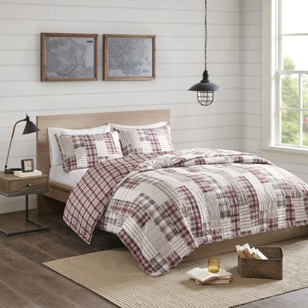 Montana 3 Piece Reversible Printed Coverlet Set