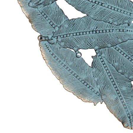 Rossi Blue Iron Painted Wall Decor Set of 3
