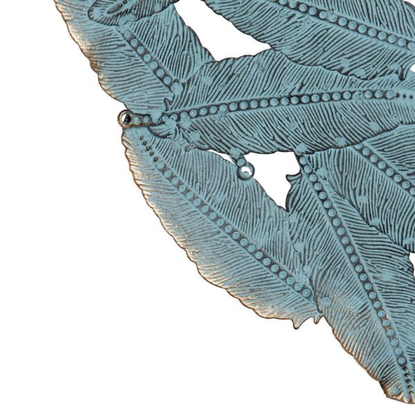 Rossi Blue Iron Painted Wall Decor Set of 3