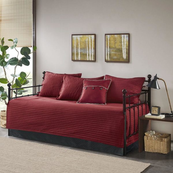 Ridge 6 Piece Reversible Daybed Cover Set - Image 2