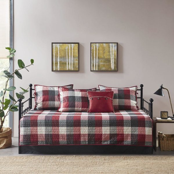 Ridge 6 Piece Reversible Daybed Cover Set - Image 5