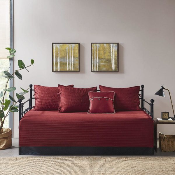 Ridge 6 Piece Reversible Daybed Cover Set - Image 6