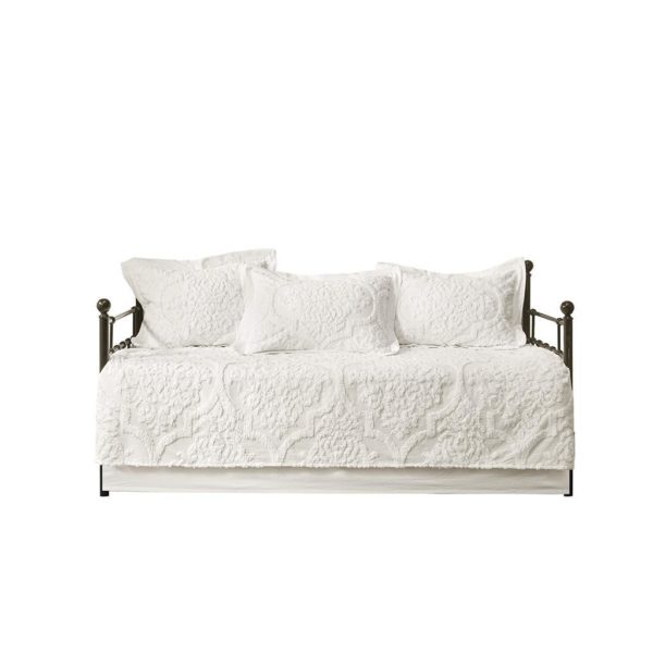 Viola 5 Piece Tufted Cotton Chenille Daybed Set - Image 2