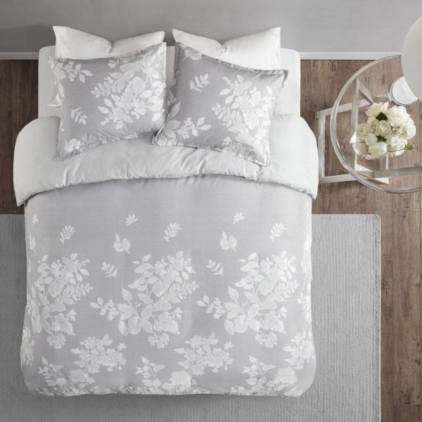Marian 3 Piece Cotton Printed Duvet Cover Set