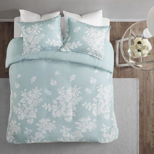Marian 3 Piece Cotton Printed Duvet Cover Set - Image 2