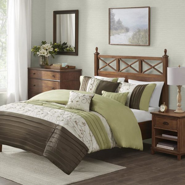 Serene Embroidered 6 Piece Duvet Cover Set - Image 2