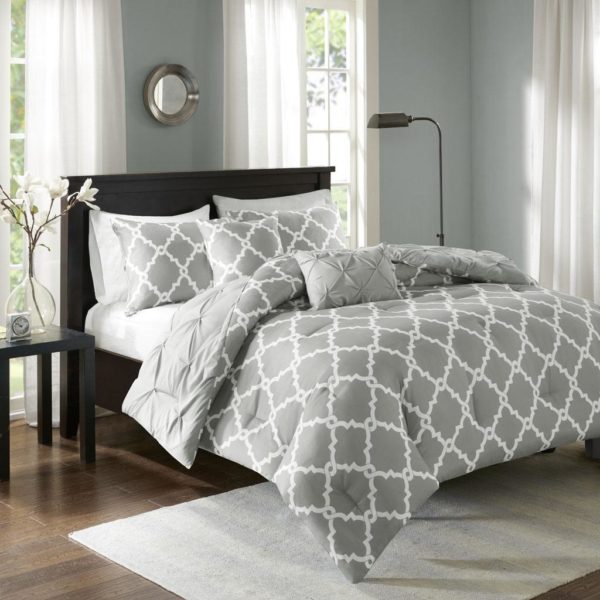Kasey 5 Piece Reversible Comforter Set