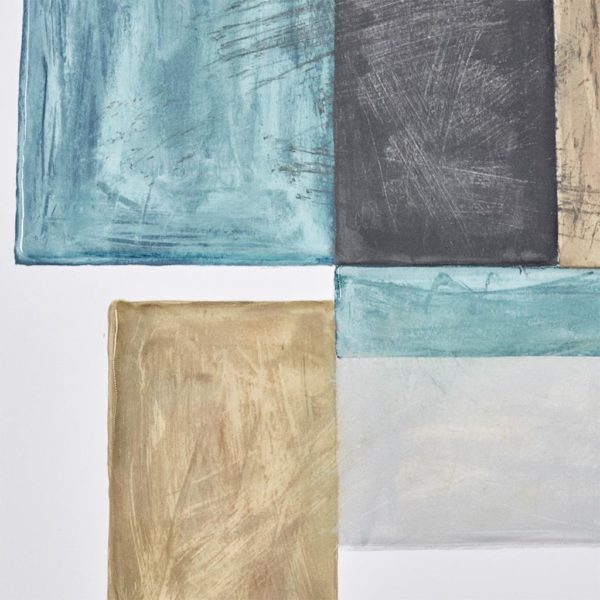 Skandi Blocks Glass Coated Canvas Art 2 Piece Set - Image 3
