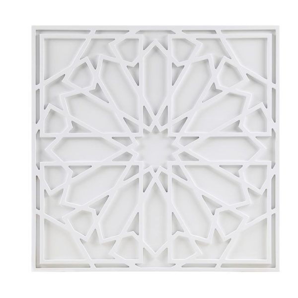 Boho Notion Square Carved Wall Panel - Image 2