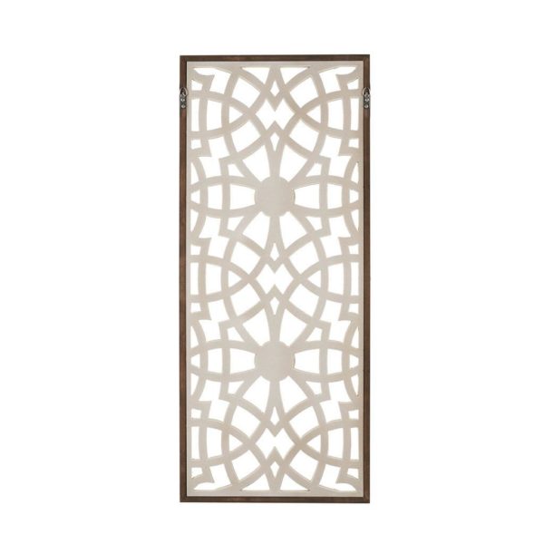 Damask Wood Panel Carved Wall Panel - Image 5