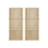 Grey Branches Print on Wood with 50% Handpaint 2 Piece Set - Image 5