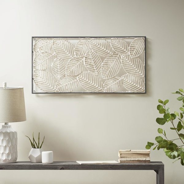 Paper Cloaked Leaves Paper Cloaked Wall Decor Metal Frame