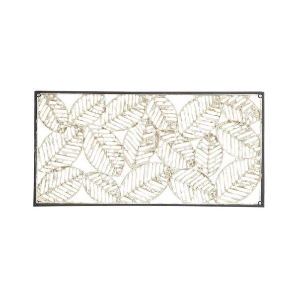 Paper Cloaked Leaves Paper Cloaked Wall Decor Metal Frame - Image 2