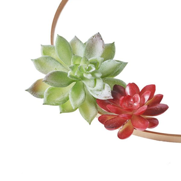 Succulent Trio Man-made on Metal Hangers - Set of 3 - Image 6
