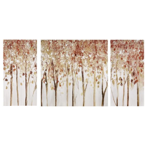 Autumn Forest 3 Piece Canvas Art Palette Knife Embellishment - Image 2