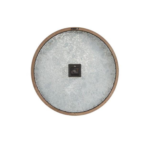 Otis Galvanized Round Clock - Image 3