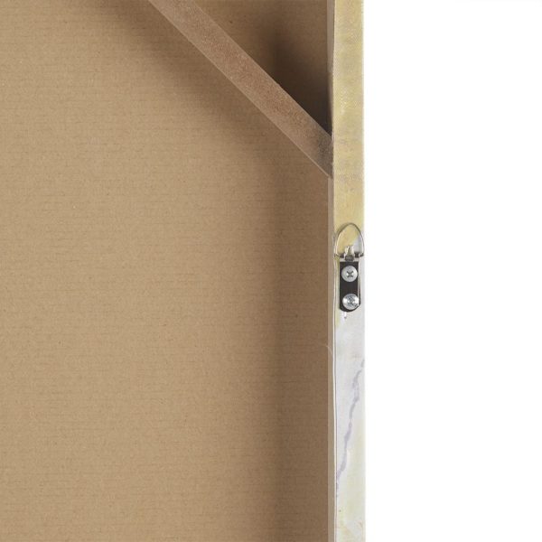 Blissful Yellow Gel Coat Canvas with Sliver Foil Embellishment - Image 6