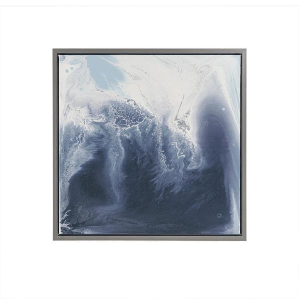 Blue Lagoon 2 Gel Coat Framed Canvas 2 Piece Set - Image 2