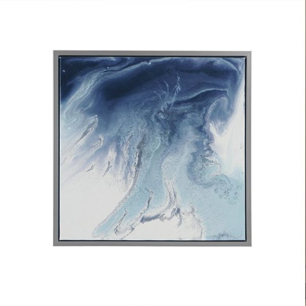 Blue Lagoon 2 Gel Coat Framed Canvas 2 Piece Set - Image 3
